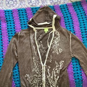 Adam Jacobs zip hoodie